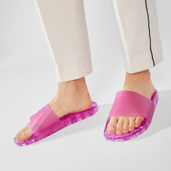 COACH Ulyssa Rubber Slides - Picture 3 of 4